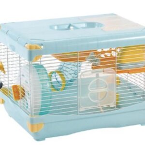 JAULA PLASTICA PARA HAMSTER AZUL