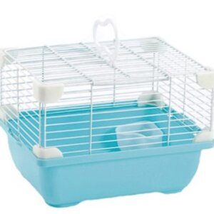 JAULA PLASTICA PARA HAMSTER AZUL