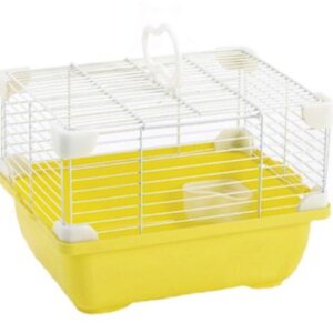 JAULA PLASTICA P/HAMSTER SUNNY HAMSTER LAND IMPORTADA (AMARILLO) 24.0X18.3X16.0