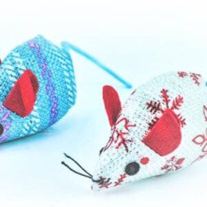 JUGUETE PARA GATOS PAWFFY RATON PELUCHE - BLISTER 2PCS