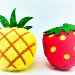 JUGUETE PARA GATO PAWFFY FRUTA MIXTA PELUCHE. SUNNY