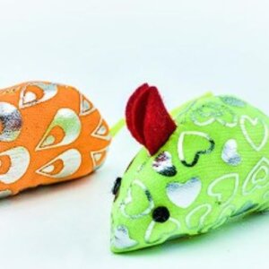 JUGUETE PARA GATOS PAWFFY RATON DE PELUCHE - BLISTER 2PCS