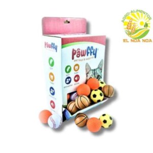 JUGUETE PARA GATOS PAWFFY PELOTA SOFT SPORT VARIOS MODELOS