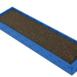 RASCADERO DE CARTON PARA GATOS PAWFFY IMPORTADO - 48.5X12X5CM (INCLUYE CAT NIP)