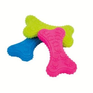 HUESO DE CAUCHO CON HUELLAS. SUNNY