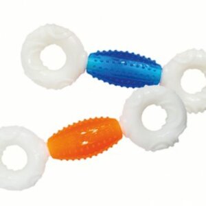 CHEWY CHUMS DOBLE ARGOLLA DE NYLON Y CAUCHO SHARPAW