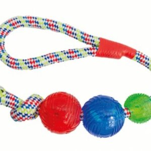 ROPY CHUMS JUGUETE DE HILO MULTICOLOR CON JALADERA