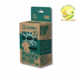 BOLSAS BIODEGRADABLES PARA PERRITOS, 120 PZAS