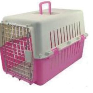 TRANSPORTADORA CHICA P/PERRO SUNNY IMPORTADA ROSA 61 X 40 X 39CM C/TAPETE
