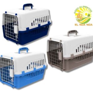 TRASNPORTADORA SUPER ECO PARA MASCOTAS SPC-450 VARIOS COLORES PUERTA METALICA MEDIDA 55 X38.5 X 35 CMS