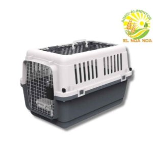 TRANSPORTADORA KENNEL CHICA P/PERRO IMPORTADA  2 PUERTAS 60.7X40X40.5