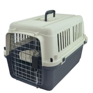 TRANSPORTADORA KENNEL GRANDE P/PERRO IMPORTADA  90X60X68 (INCLUYE SET DE RUEDAS)