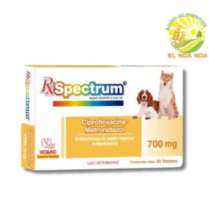 SPECTRUM CIPROFLOXACINA METRONIDAZOL 700  POR TABLETA . 20 TABLETAS