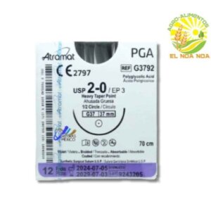 SUTURA ATRAMAT VICRYL ABSORBIBLE PGA 2-0 SG