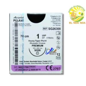 SUTURA ATRAMAT VICRYL ABSORBIBLE NUM 1 PZA