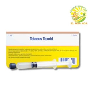TETANOS TOXOIDE 1 DOSIS  VACUNA ZOETIS LAB