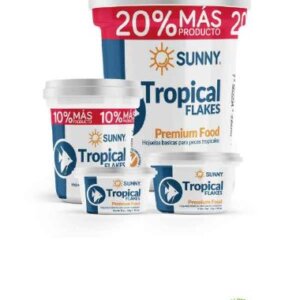 ALIMENTO SUNNY IMPORTADO HOJUELAS BASICAS TROPICALES 10G (BY TROPICAL)