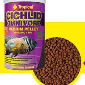 ALIMENTO TROPICAL CICHLID OMNIVORE MEDIUM PELLET 360G