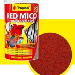 ALIMENTO TROPICAL RED MICO COLOUR STICKS
