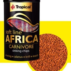 ALIMENTO TROPICAL SOFT LINE AFRICA CARNIVORE SIZE M 130G