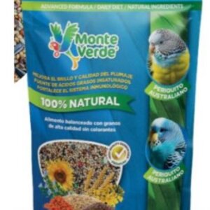 ALIMENTO PARA PERIQUITOS AUTRALIANOS .500 GR IMPORTADO MONTE VERDE