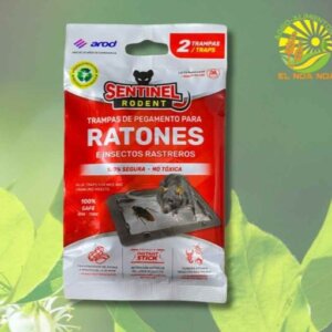 TRAMPA PARA RATAS SENTINEL CHICA PLASTICA CON PEGAMENTO O GOMA