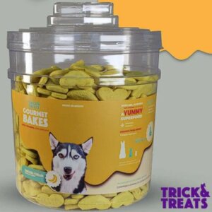 GALLETAS TRICK & TREATS PAQ DE 1KG SABOR CREMA DE PLATANO