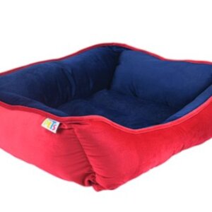 CAMA DOBLE VISTA CAPRI ROJO MARINO .FANCY PETS