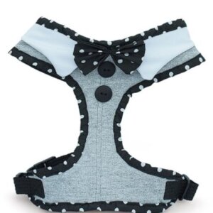 ARNES MODELAJE CORBATIN MEDIANO NEGRO CON BLANCO FANCY PETS
