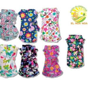 VESTIDO DE ALGODON ESTAMPADO VARIOS MODELOS DE LA TALLA 0 A LA 3 PERRIZIMO