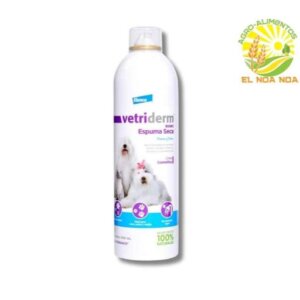 VETRIDERM ESPUMA PARA BAÑO EN SECO PERROS Y GATOS 400ML