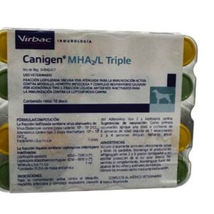 VACUNA CANIGEN MHA2L TRIPLE VIRBAC 1DS