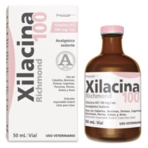 XILACINA 50 ML INYECCION PARA CABALLOS 100 MG