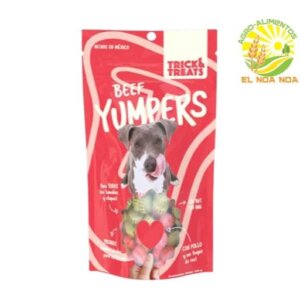 YUMPERS BEEF CARNE GALLETAS TRICK & TREATS PAQ. 100GR PREMIO PARA PERRO