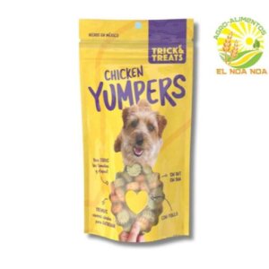 YUMPERS CHICKEN GALLETAS TRICK & TREATS PACK DE 100GRS PREMIO PARA PERRO